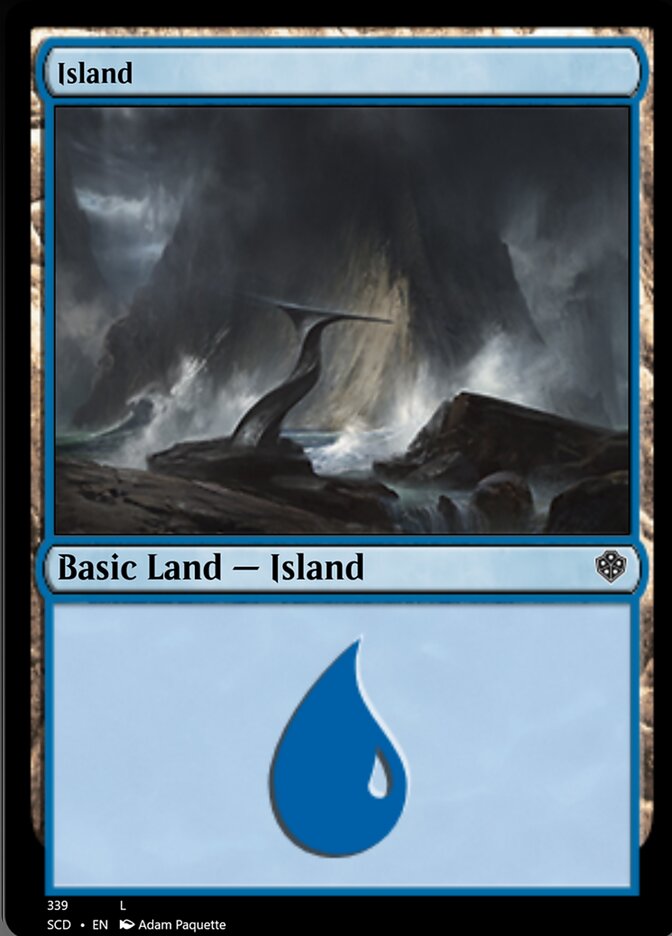 Island (339) [Starter Commander Decks] | Dumpster Cat Games