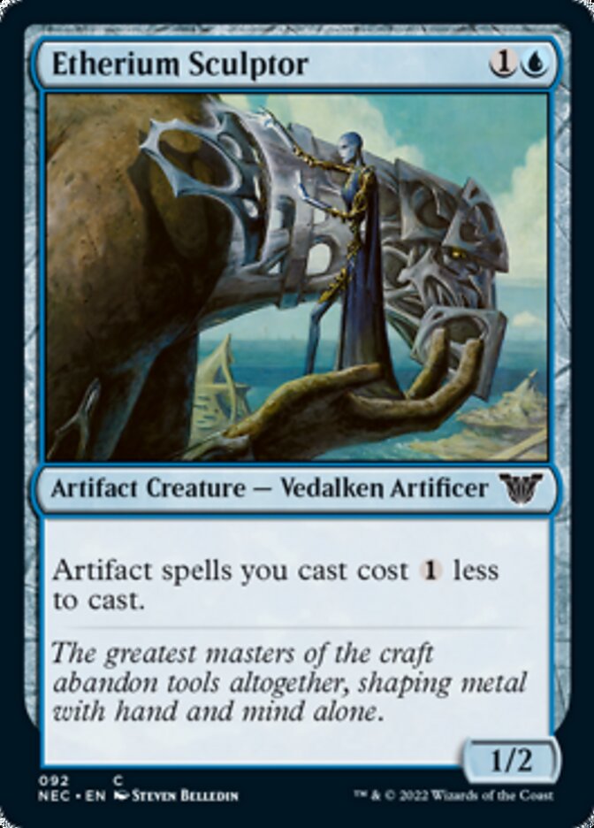 Etherium Sculptor [Kamigawa: Neon Dynasty Commander] | Dumpster Cat Games