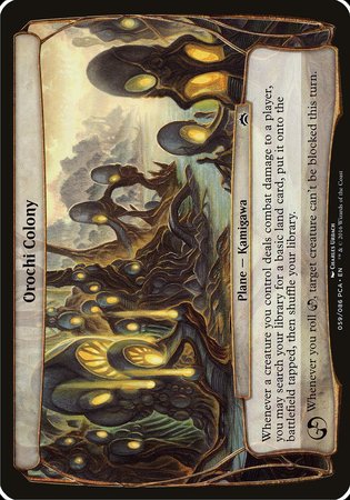 Orochi Colony (Planechase Anthology) [Planechase Anthology Planes] | Dumpster Cat Games