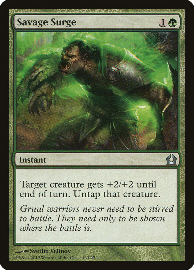 Savage Surge [Return to Ravnica] | Dumpster Cat Games