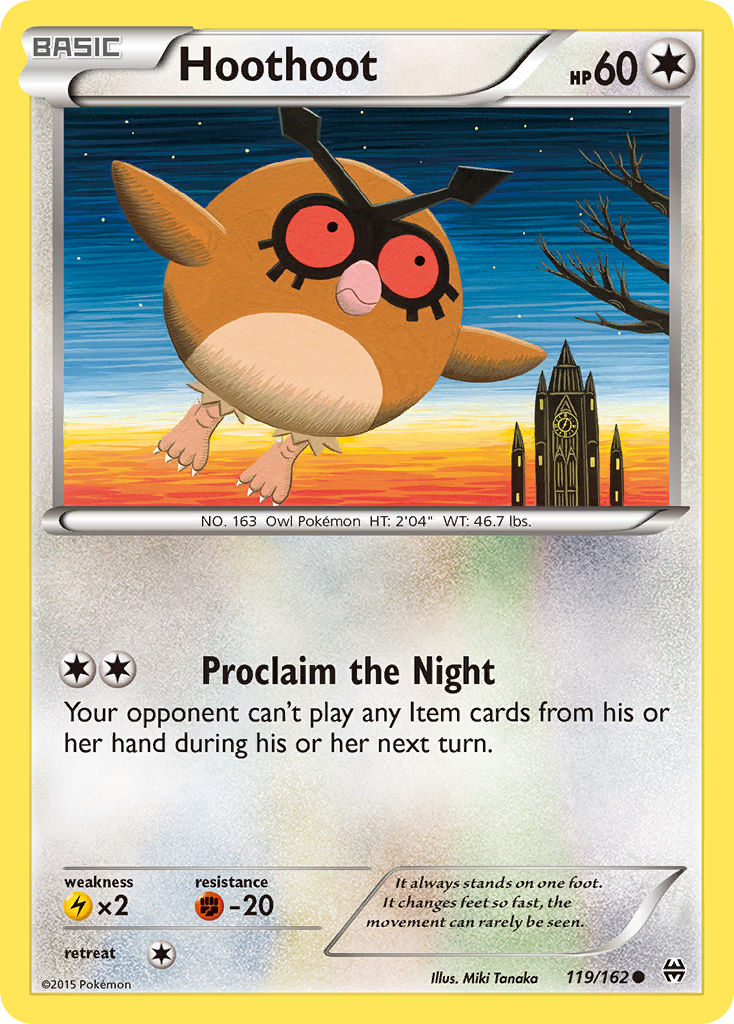 Hoothoot (119/162) [XY: BREAKthrough] | Dumpster Cat Games