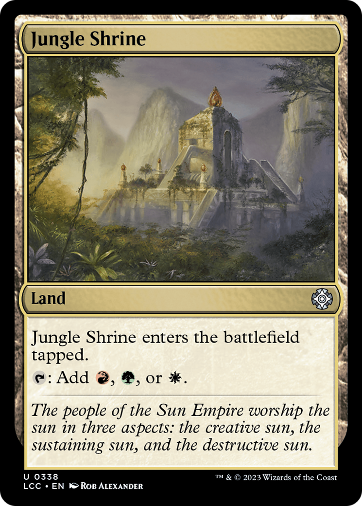 Jungle Shrine [The Lost Caverns of Ixalan Commander] | Dumpster Cat Games