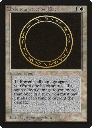 Circle of Protection: Black [Limited Edition Beta] | Dumpster Cat Games
