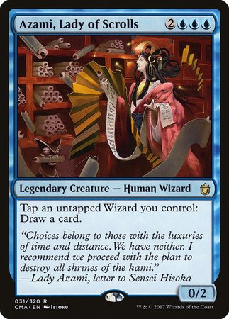 Azami, Lady of Scrolls [Commander Anthology] | Dumpster Cat Games