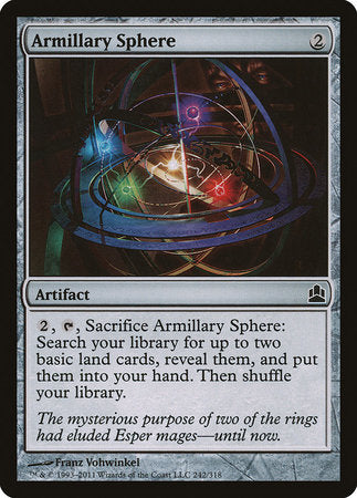 Armillary Sphere [Commander 2011] | Dumpster Cat Games