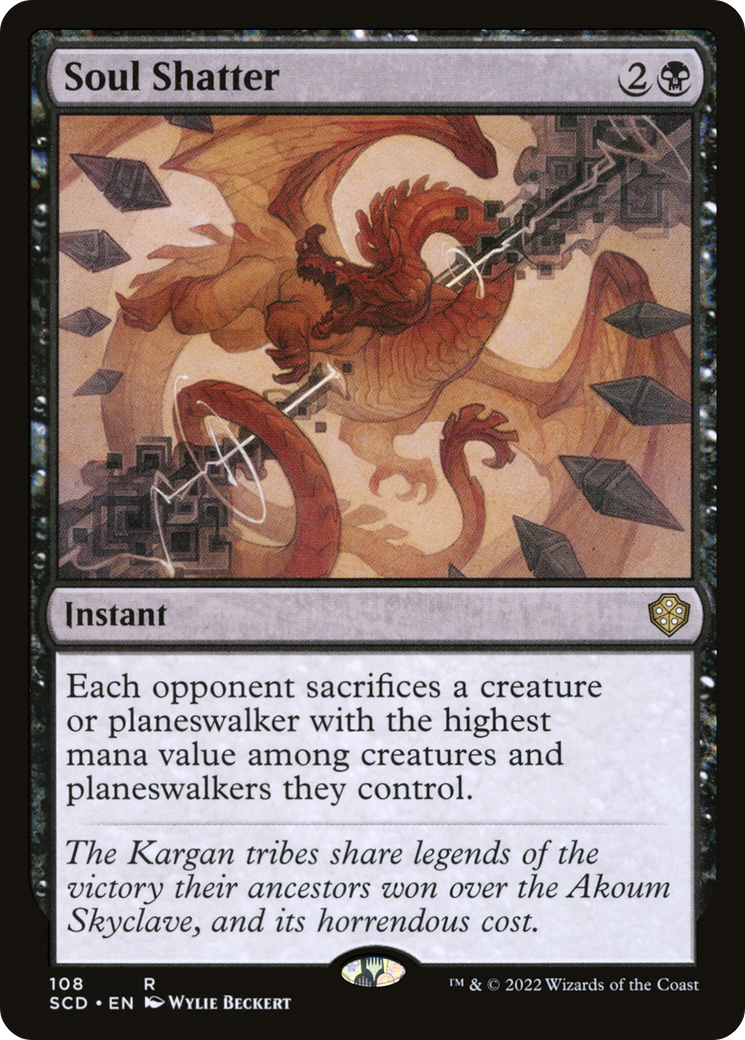 Soul Shatter [Starter Commander Decks] | Dumpster Cat Games