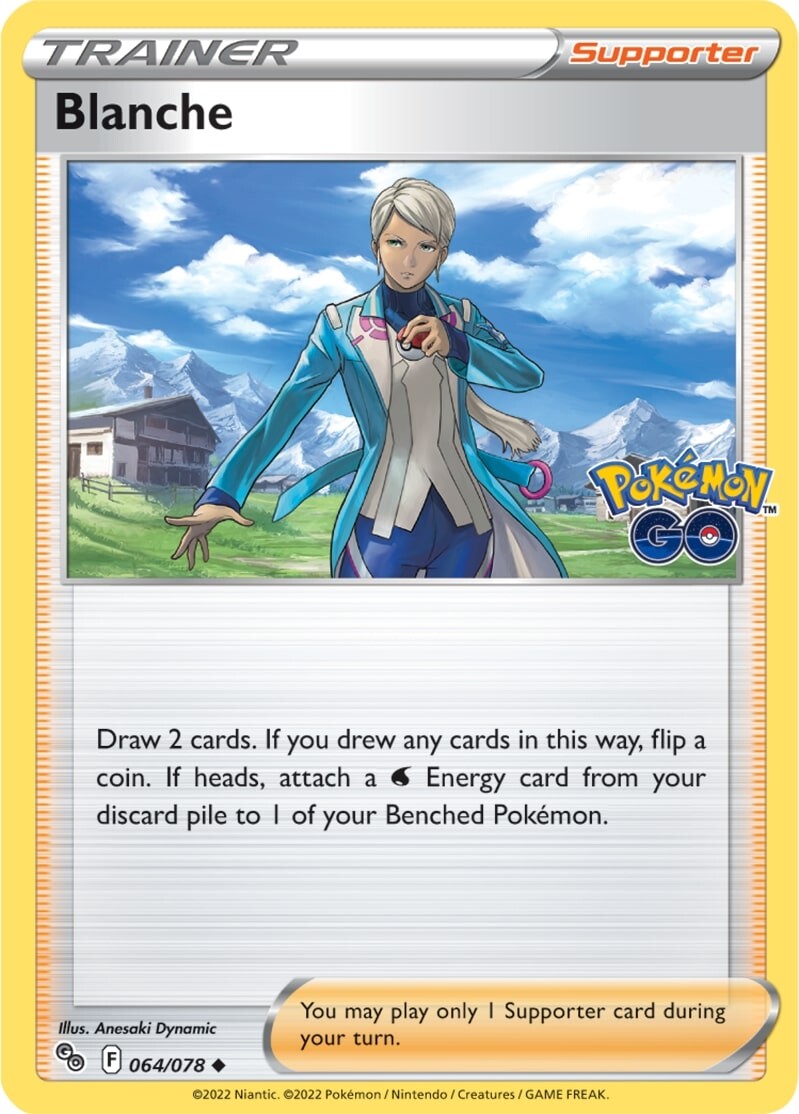 Blanche (064/078) [Pokémon GO] | Dumpster Cat Games