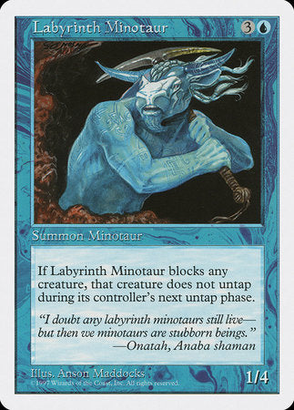 Labyrinth Minotaur [Fifth Edition] | Dumpster Cat Games