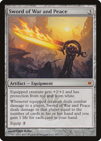 Sword of War and Peace [New Phyrexia] | Dumpster Cat Games
