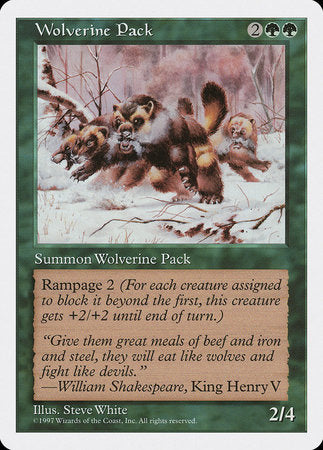 Wolverine Pack [Fifth Edition] | Dumpster Cat Games
