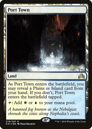 Port Town [Shadows over Innistrad Promos] | Dumpster Cat Games