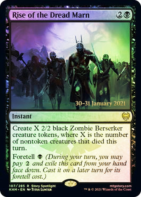 Rise of the Dread Marn  [Kaldheim Prerelease Promos] | Dumpster Cat Games