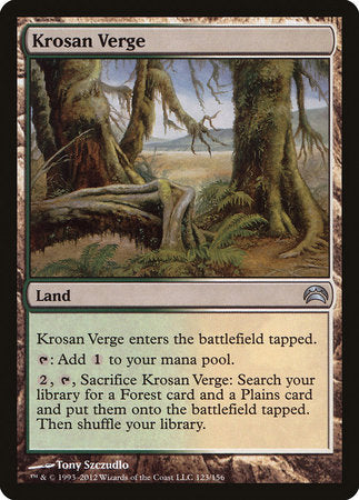 Krosan Verge [Planechase 2012] | Dumpster Cat Games
