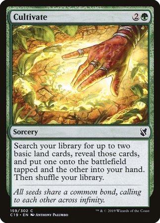 Cultivate [Commander 2019] | Dumpster Cat Games