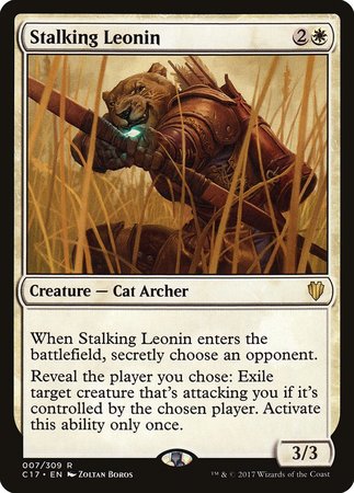 Stalking Leonin [Commander 2017] | Dumpster Cat Games
