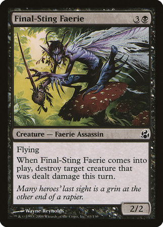 Final-Sting Faerie [Morningtide] | Dumpster Cat Games