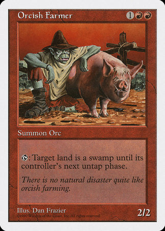 Orcish Farmer [Fifth Edition] | Dumpster Cat Games