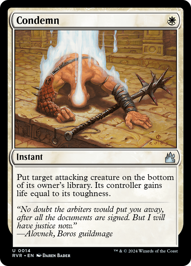 Condemn [Ravnica Remastered] | Dumpster Cat Games