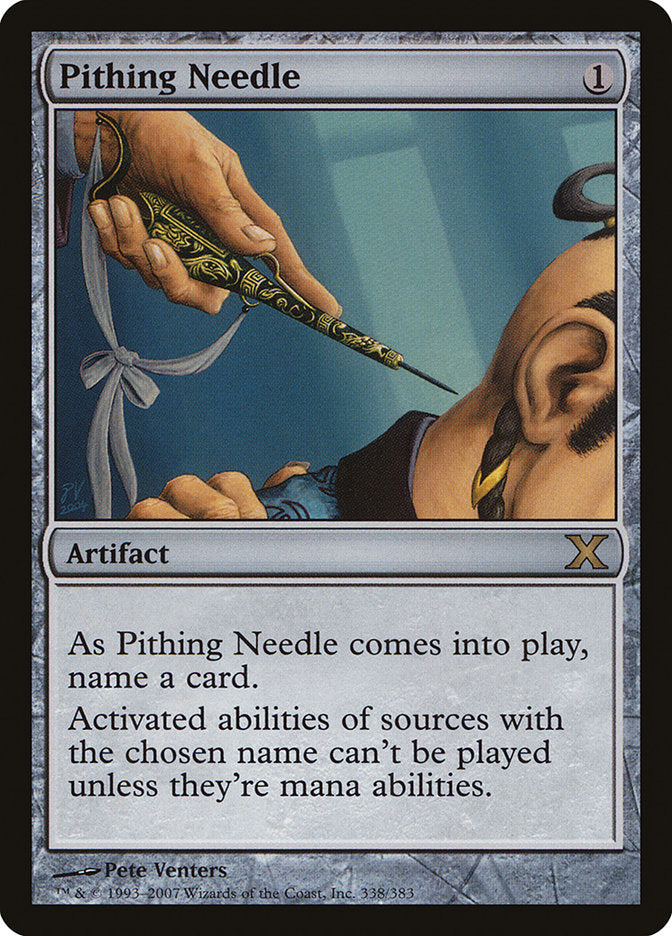 Pithing Needle [Tenth Edition] | Dumpster Cat Games