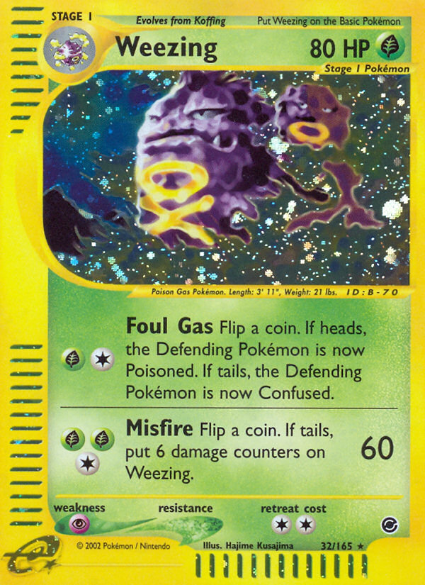 Weezing (32/165) [Expedition: Base Set] | Dumpster Cat Games