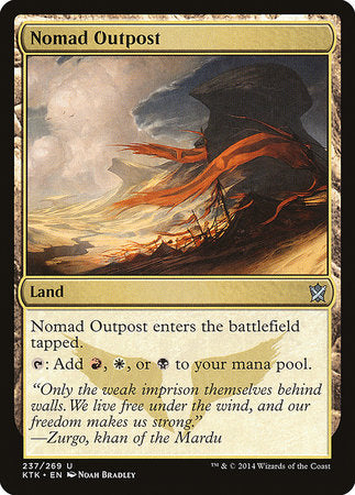 Nomad Outpost [Khans of Tarkir] | Dumpster Cat Games