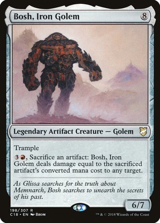 Bosh, Iron Golem [Commander 2018] | Dumpster Cat Games