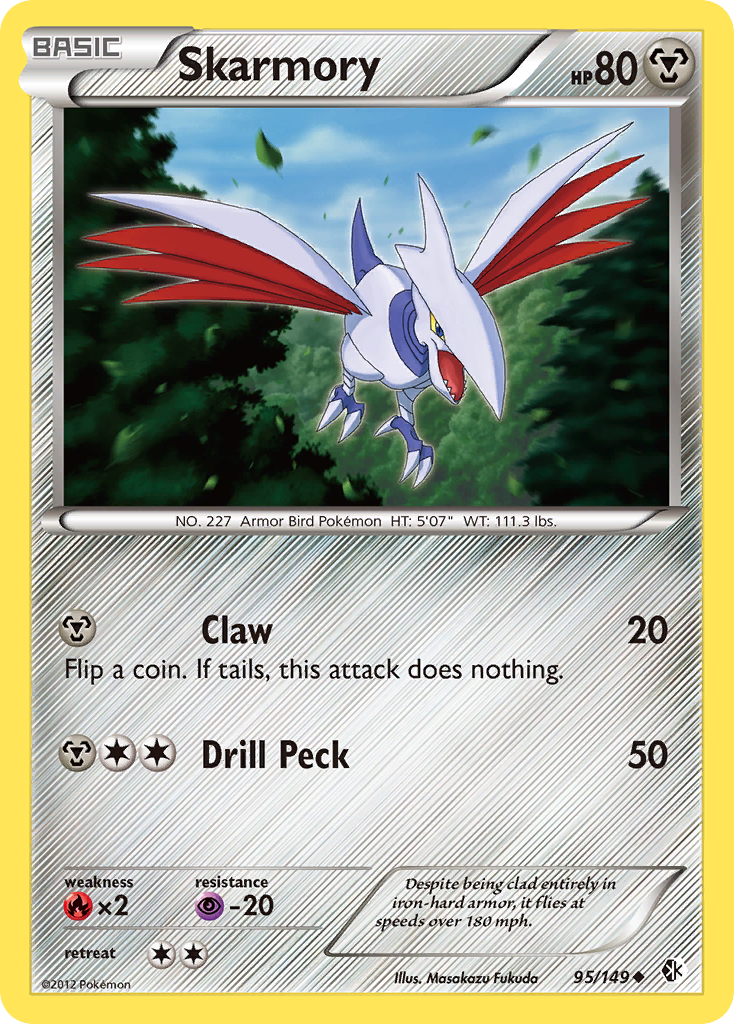 Skarmory (95/149) [Black & White: Boundaries Crossed] | Dumpster Cat Games