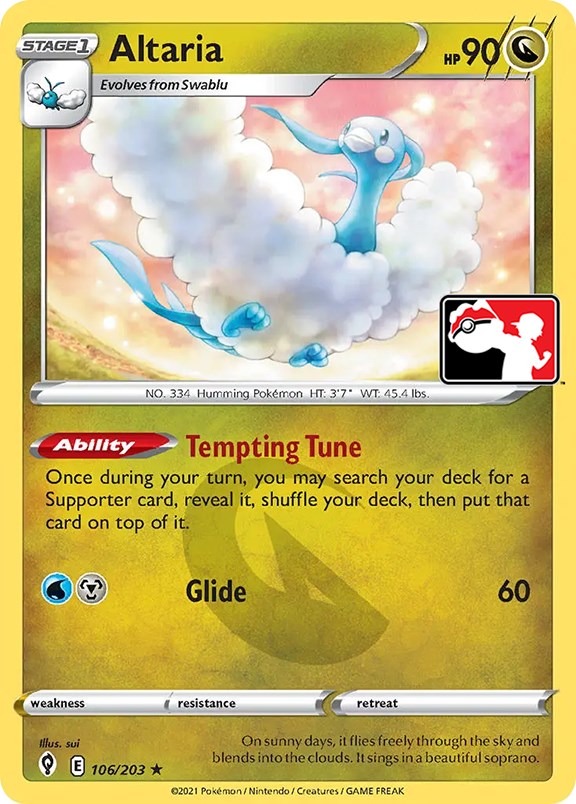 Altaria (106/203) [Prize Pack Series One] | Dumpster Cat Games