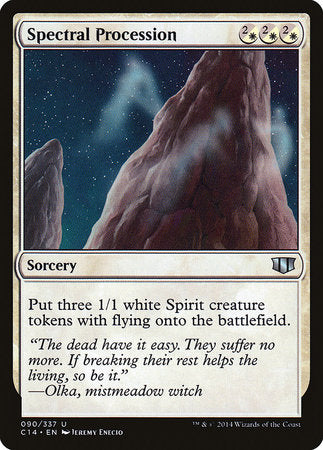 Spectral Procession [Commander 2014] | Dumpster Cat Games