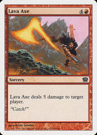 Lava Axe [Ninth Edition] | Dumpster Cat Games