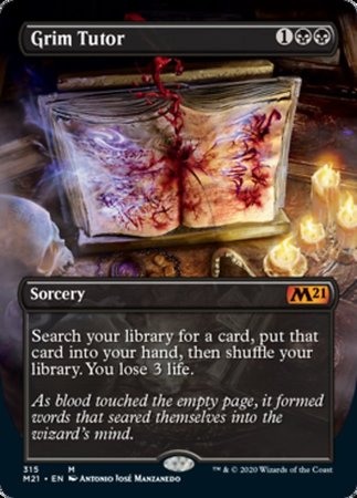 Grim Tutor (Alternate Art) [Core Set 2021] | Dumpster Cat Games