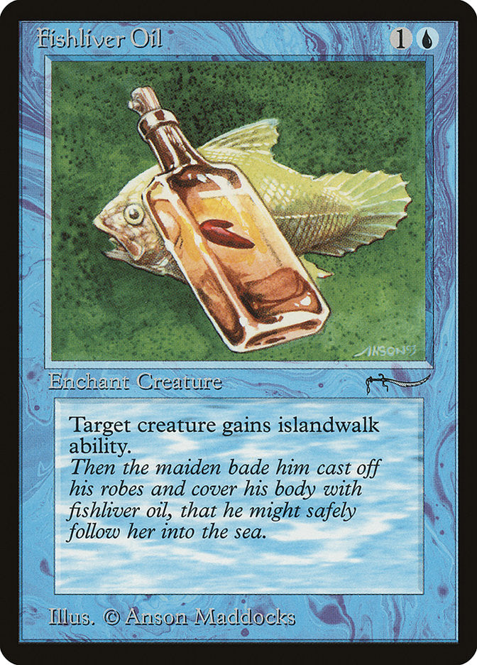 Fishliver Oil (Light Mana Cost) [Arabian Nights] | Dumpster Cat Games