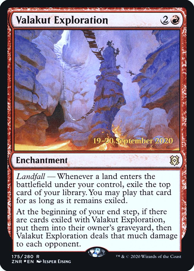 Valakut Exploration  [Zendikar Rising Prerelease Promos] | Dumpster Cat Games