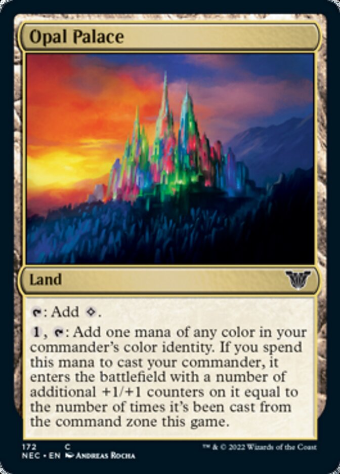 Opal Palace [Kamigawa: Neon Dynasty Commander] | Dumpster Cat Games