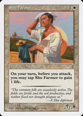 Shu Farmer [Portal Three Kingdoms] | Dumpster Cat Games