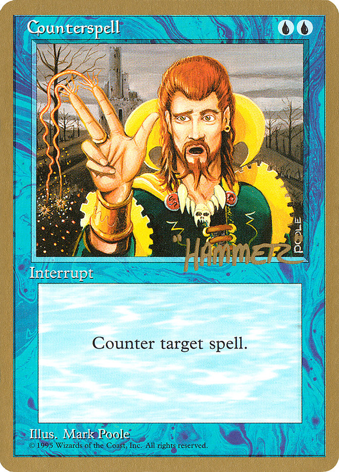 Counterspell (Shawn "Hammer" Regnier) [Pro Tour Collector Set] | Dumpster Cat Games