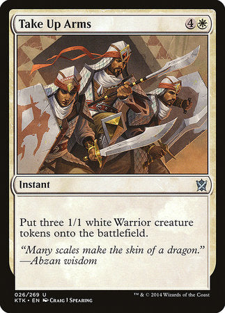 Take Up Arms [Khans of Tarkir] | Dumpster Cat Games