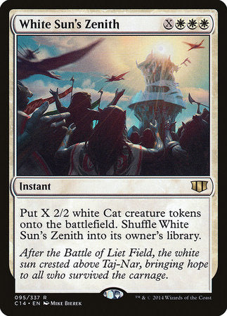 White Sun's Zenith [Commander 2014] | Dumpster Cat Games