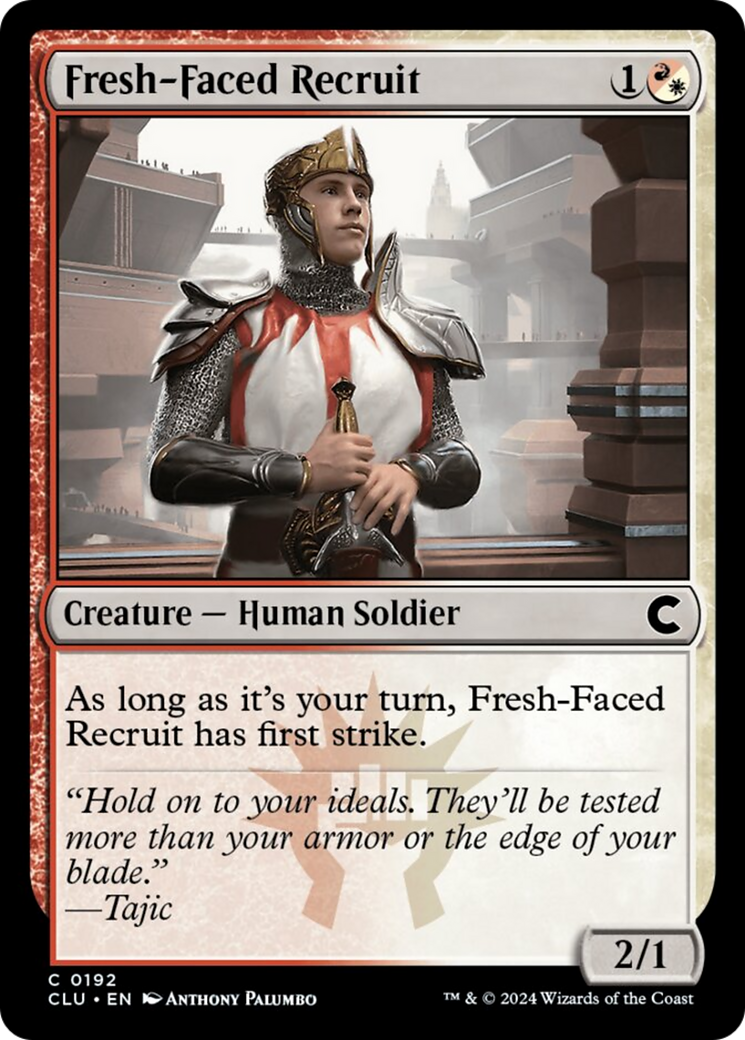 Fresh-Faced Recruit [Ravnica: Clue Edition] | Dumpster Cat Games