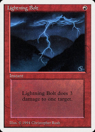 Lightning Bolt [Summer Magic / Edgar] | Dumpster Cat Games