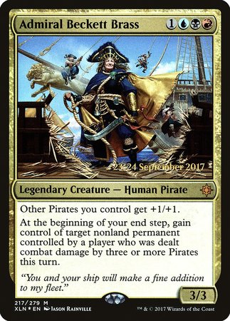 Admiral Beckett Brass [Ixalan Promos] | Dumpster Cat Games