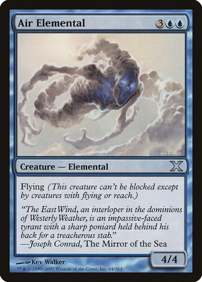 Air Elemental [Tenth Edition] | Dumpster Cat Games