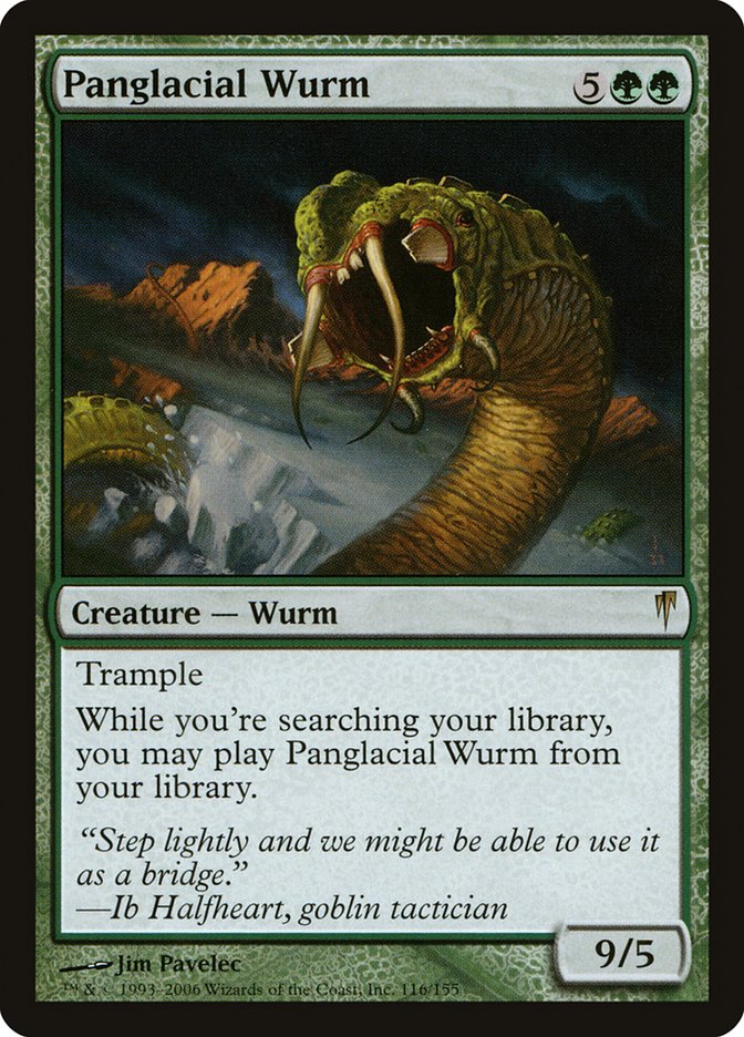 Panglacial Wurm [Coldsnap] | Dumpster Cat Games