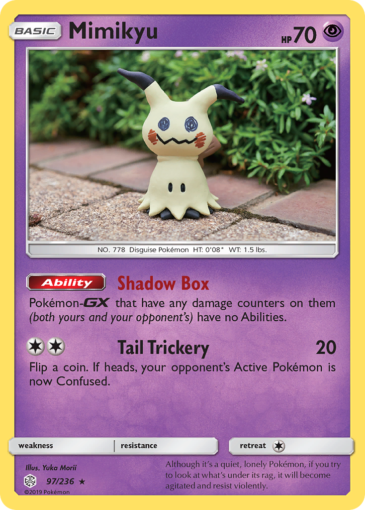Mimikyu (97/236) [Sun & Moon: Cosmic Eclipse] | Dumpster Cat Games
