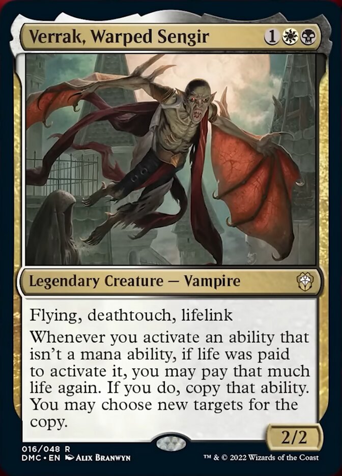 Verrak, Warped Sengir [Dominaria United Commander] | Dumpster Cat Games