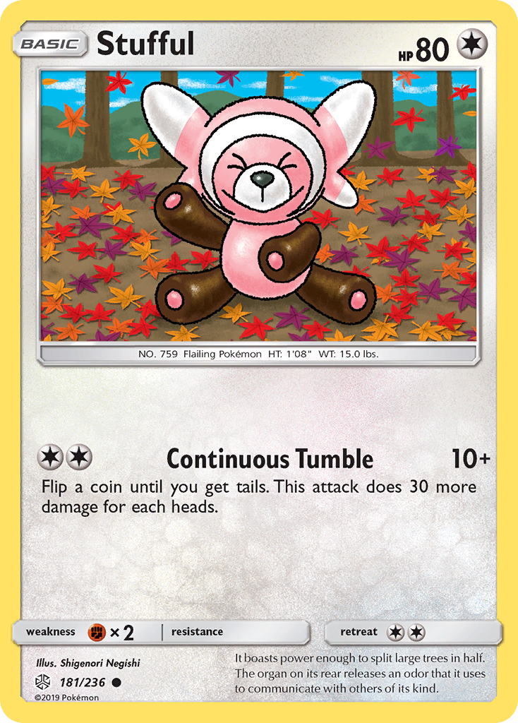 Stufful (181/236) [Sun & Moon: Cosmic Eclipse] | Dumpster Cat Games