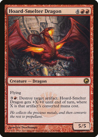 Hoard-Smelter Dragon [Scars of Mirrodin] | Dumpster Cat Games