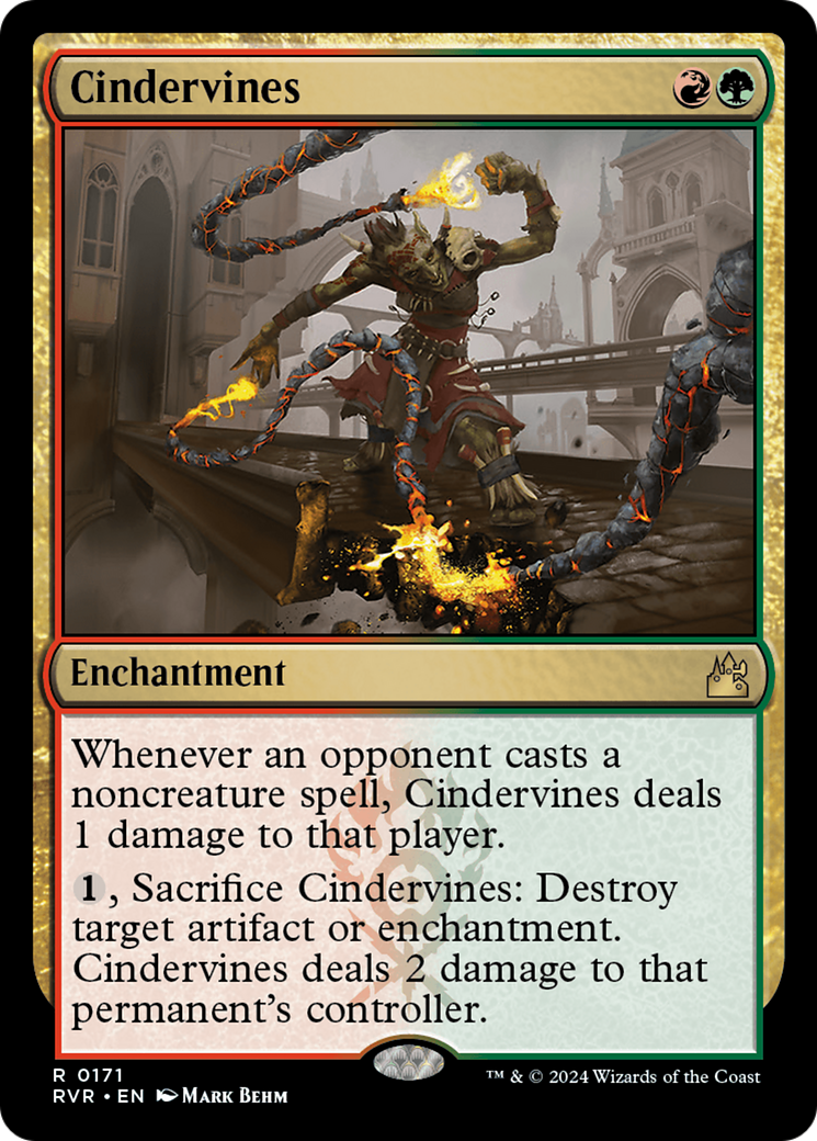 Cindervines [Ravnica Remastered] | Dumpster Cat Games