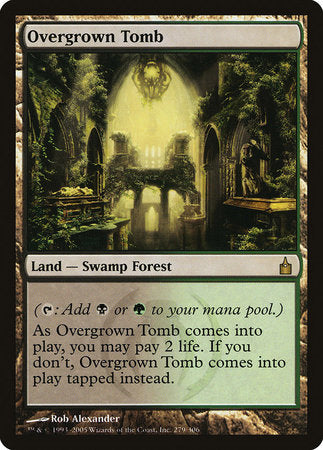 Overgrown Tomb [Ravnica: City of Guilds] | Dumpster Cat Games