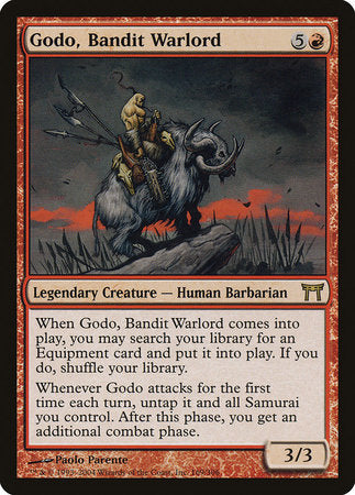 Godo, Bandit Warlord [Champions of Kamigawa] | Dumpster Cat Games